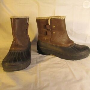 Ozark Trail Brown and Black Winter Boots